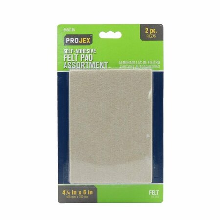 NINGBO HYDERON FELT BLNKT PAD4.25X6, 2PK P0096